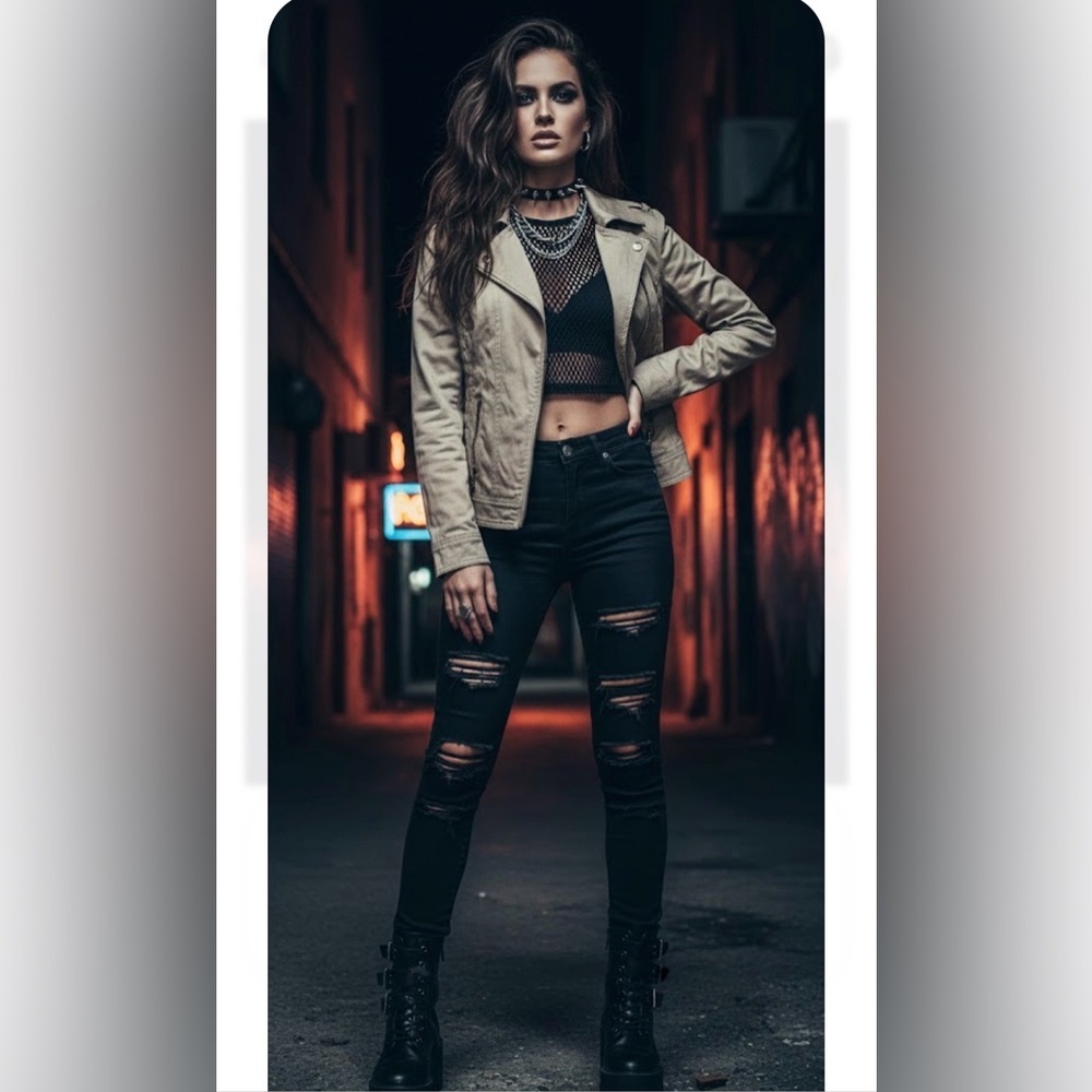 Guess brown Utility Jacket with Collared Neckline and Fitted Silhouette - Picture 2 of 16